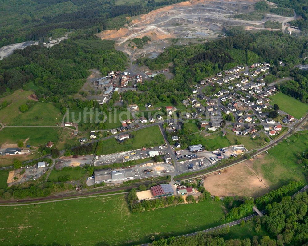 Luftbild Enspel - Ortsansicht der Ortsgemeinde Enspel im Bundesland Rheinland-Pfalz