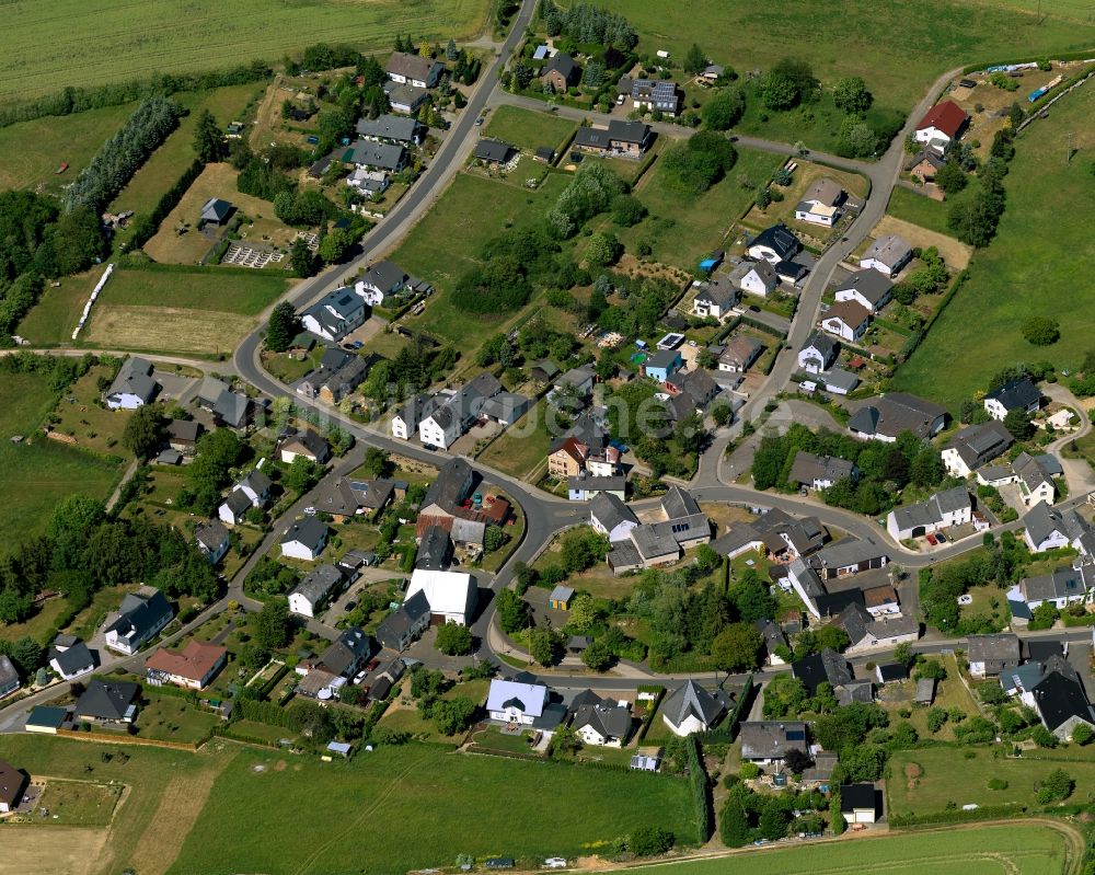 Eppenberg aus der Vogelperspektive: Ortsansicht der Ortsgemeinde Eppenberg im Bundesland Rheinland-Pfalz