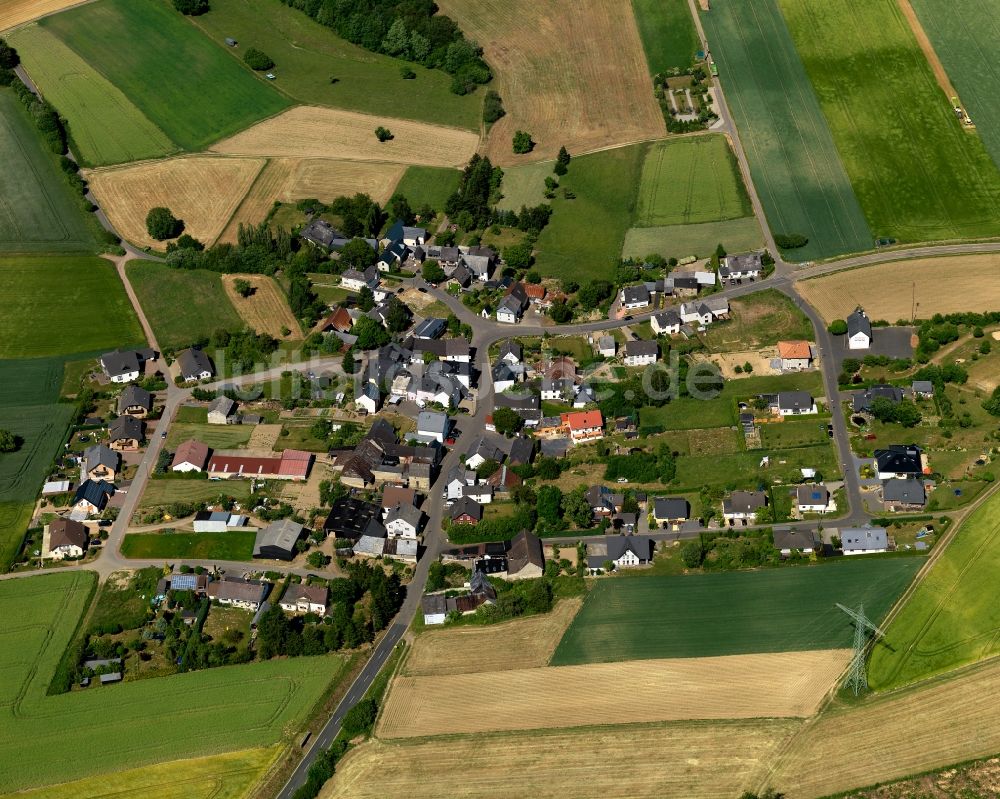 Eulgem aus der Vogelperspektive: Ortsansicht der Ortsgemeinde Eulgem im Bundesland Rheinland-Pfalz