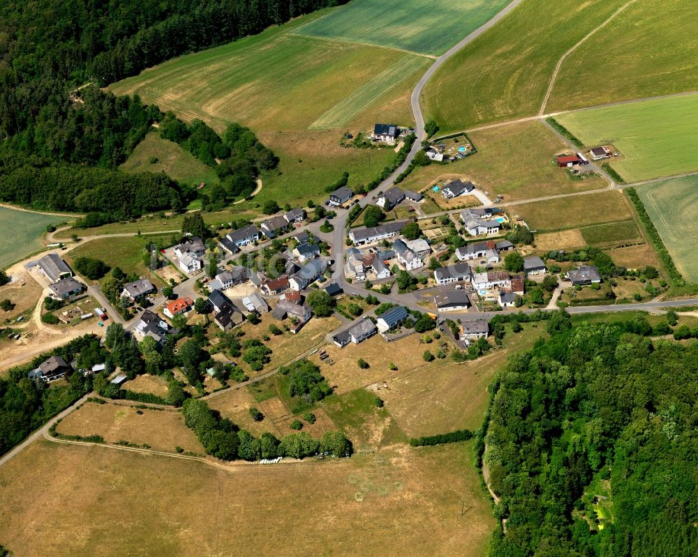 Luftaufnahme Filz - Ortsansicht der Ortsgemeinde Filz im Bundesland Rheinland-Pfalz