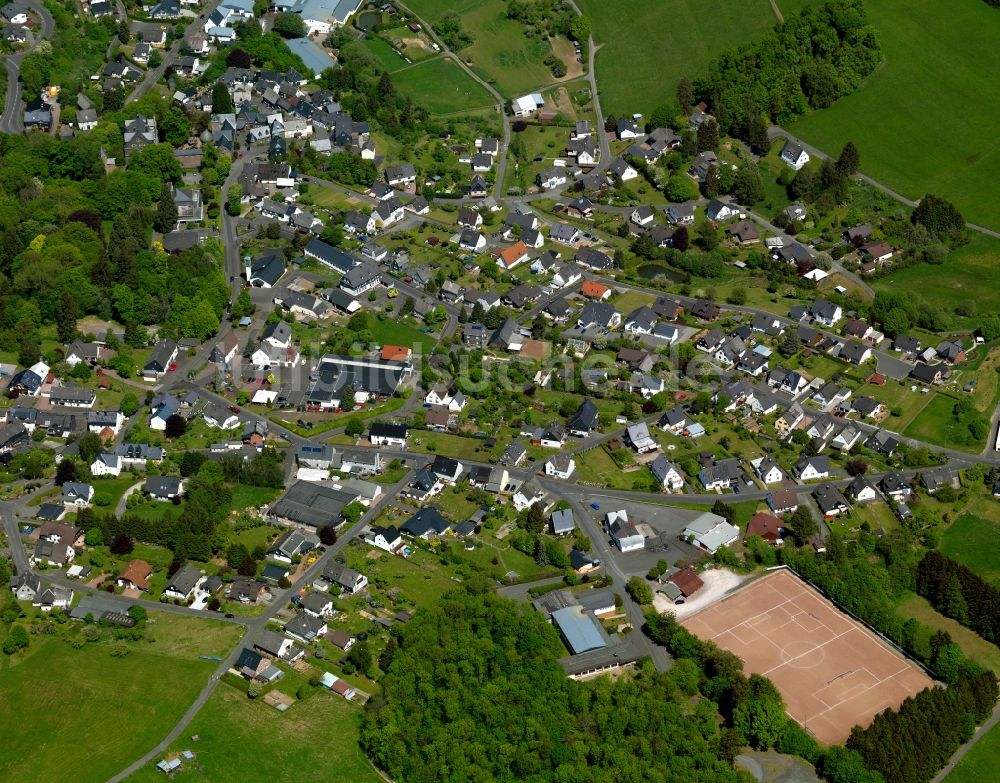 Friedewald aus der Vogelperspektive: Ortsansicht der Ortsgemeinde Friedewald im Bundesland Rheinland-Pfalz