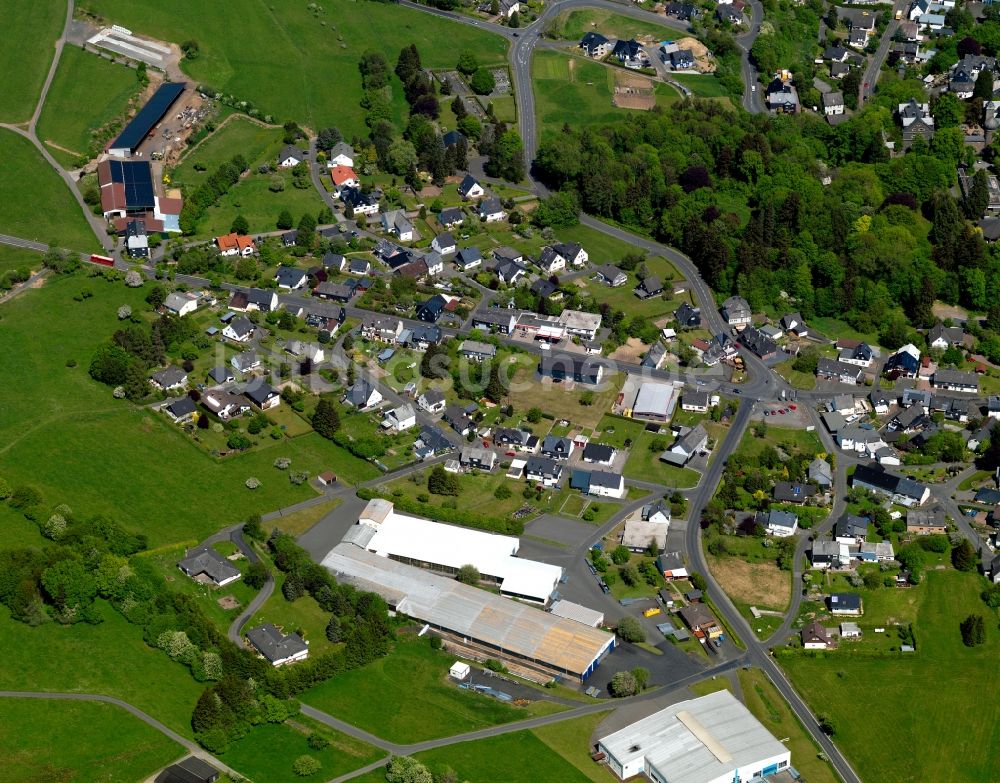 Luftbild Friedewald - Ortsansicht der Ortsgemeinde Friedewald im Bundesland Rheinland-Pfalz