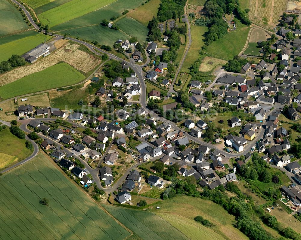 Luftaufnahme Gamlen - Ortsansicht der Ortsgemeinde Gamlen im Bundesland Rheinland-Pfalz