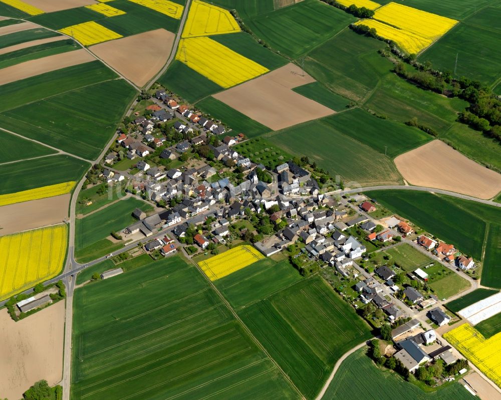 Luftaufnahme Gappenach - Ortsansicht der Ortsgemeinde Gappenach im Bundesland Rheinland-Pfalz