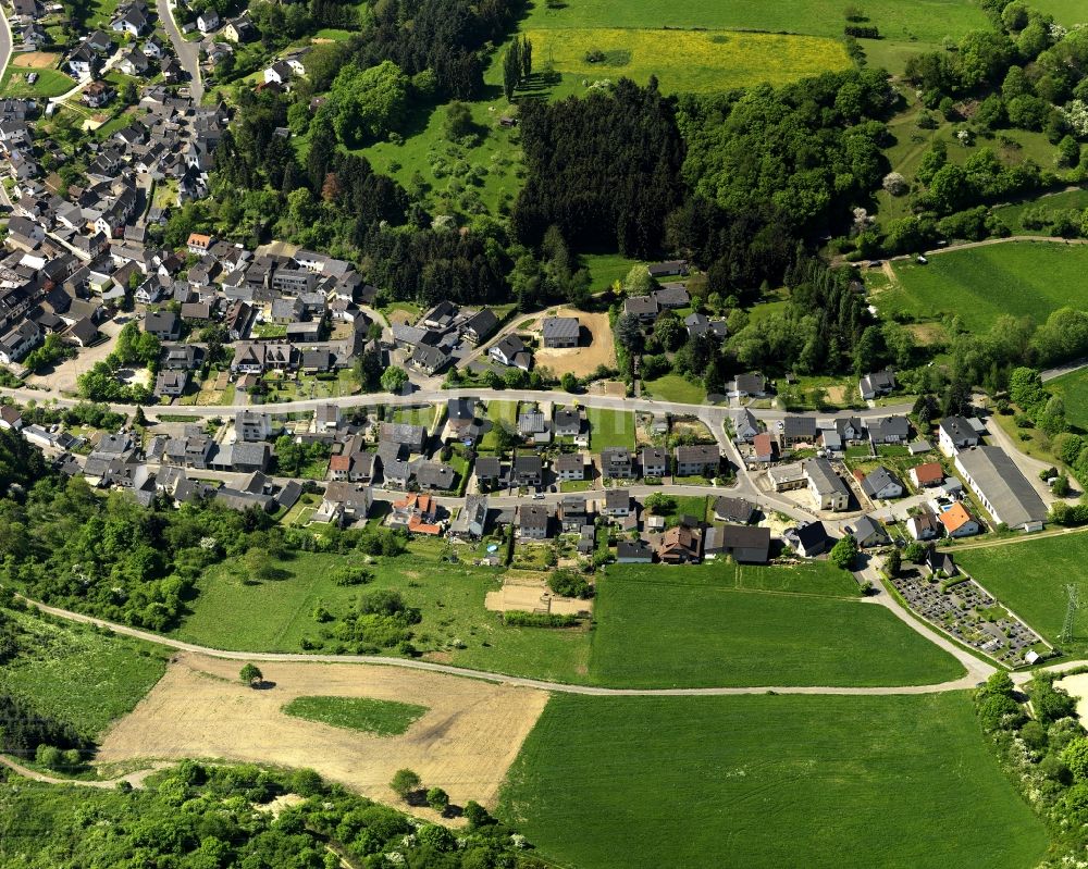 Luftbild Gönnersdorf - Ortsansicht der Ortsgemeinde Gönnersdorf im Bundesland Rheinland-Pfalz