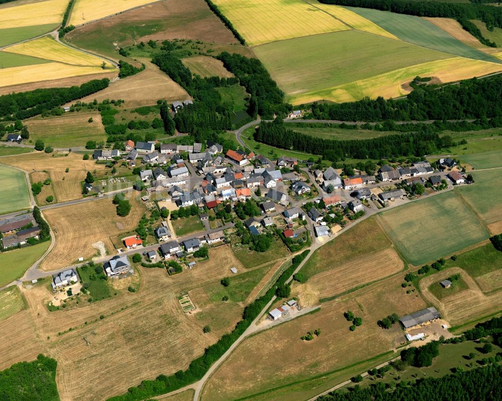 Luftaufnahme Griebelschied - Ortsansicht der Ortsgemeinde Griebelschied im Bundesland Rheinland-Pfalz