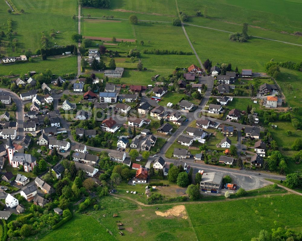 Luftbild Hahn am See - Ortsansicht der Ortsgemeinde Hahn am See im Bundesland Rheinland-Pfalz