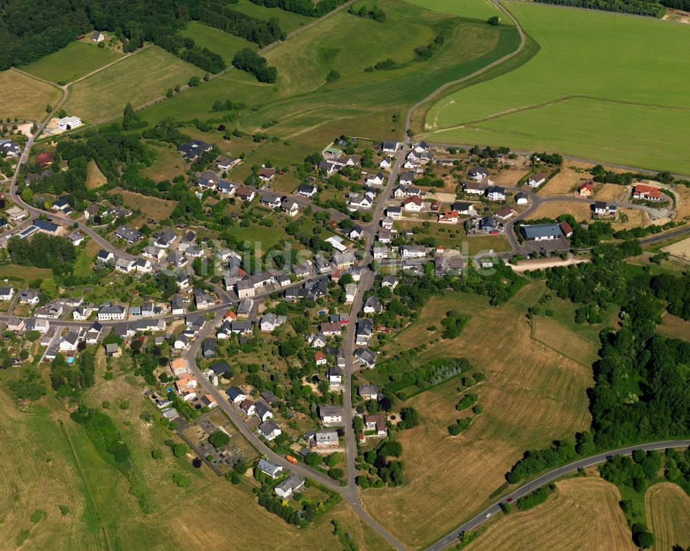 Luftbild Idar-Oberstein - Ortsansicht der Ortsgemeinde Herborn im Bundesland Rheinland-Pfalz