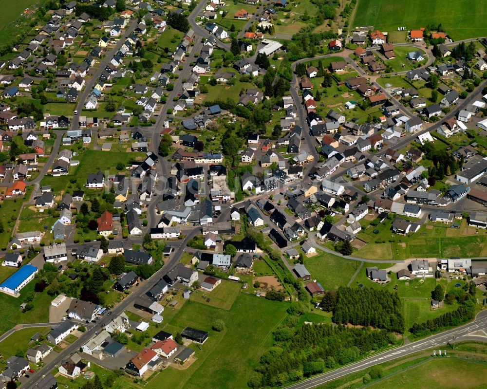 Luftaufnahme Hof - Ortsansicht der Ortsgemeinde Hof (Westerwald) im Bundesland Rheinland-Pfalz