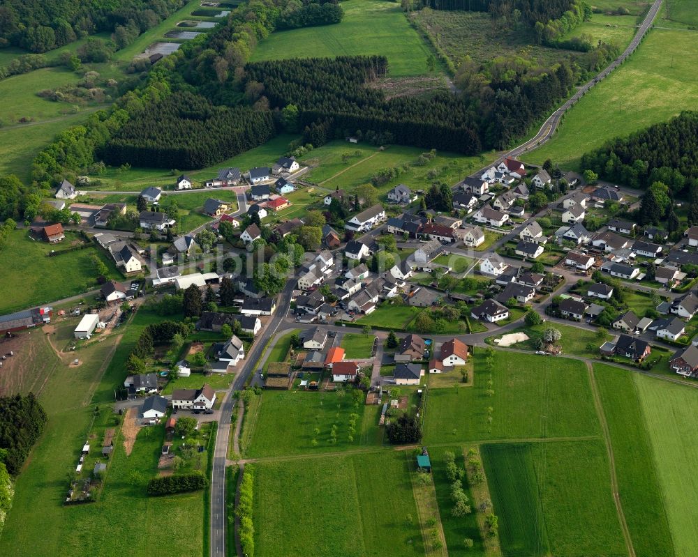 Luftaufnahme Härtlingen - Ortsansicht der Ortsgemeinde Härtlingen im Bundesland Rheinland-Pfalz