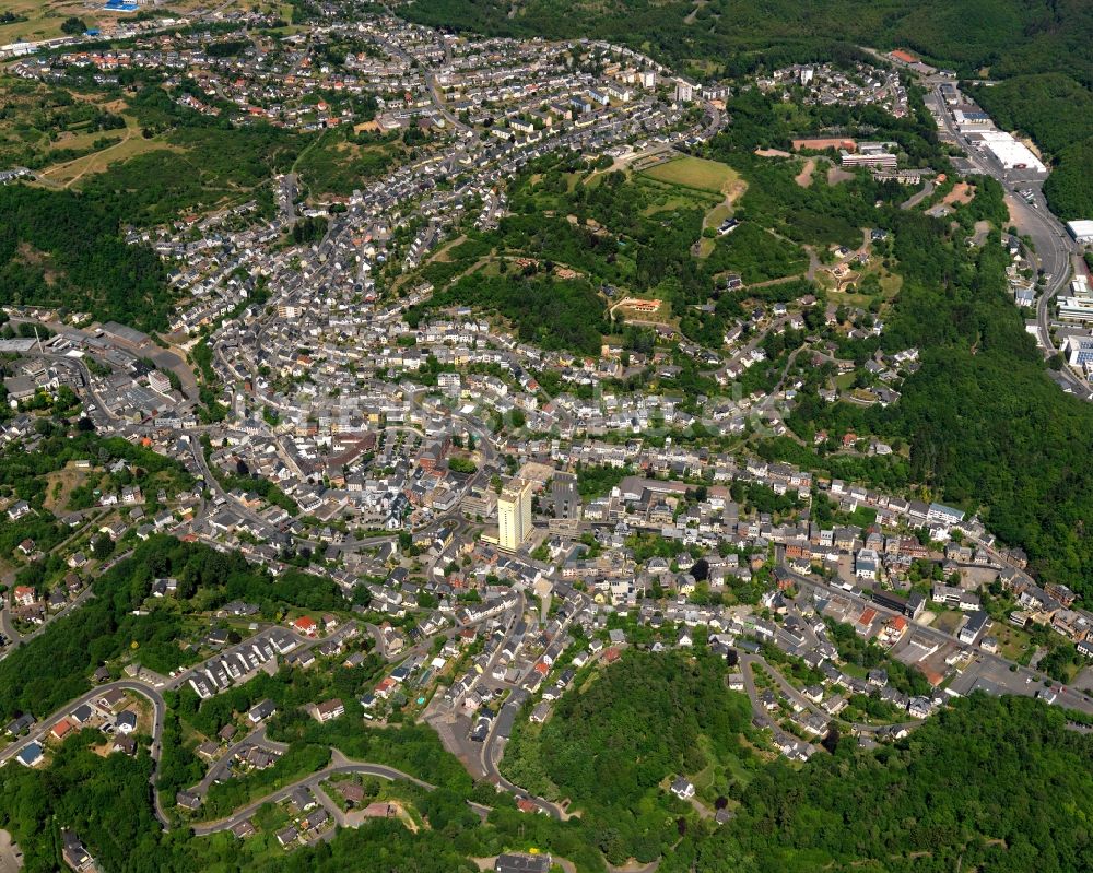 Luftbild Idar-Oberstein - Ortsansicht der Ortsgemeinde Idar-Oberstein im Bundesland Rheinland-Pfalz