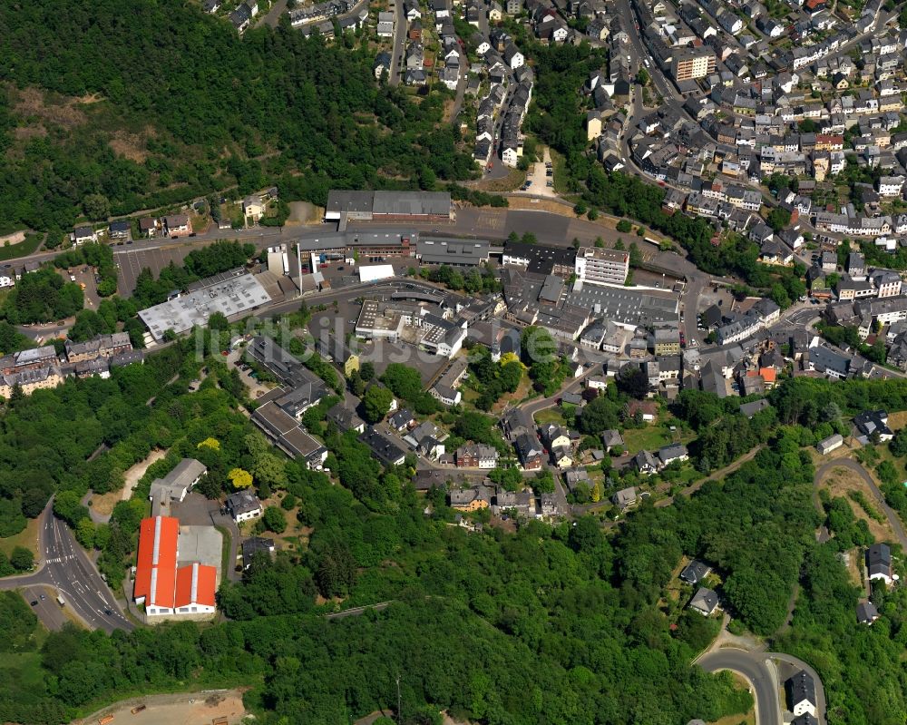 Idar-Oberstein aus der Vogelperspektive: Ortsansicht der Ortsgemeinde Idar-Oberstein im Bundesland Rheinland-Pfalz