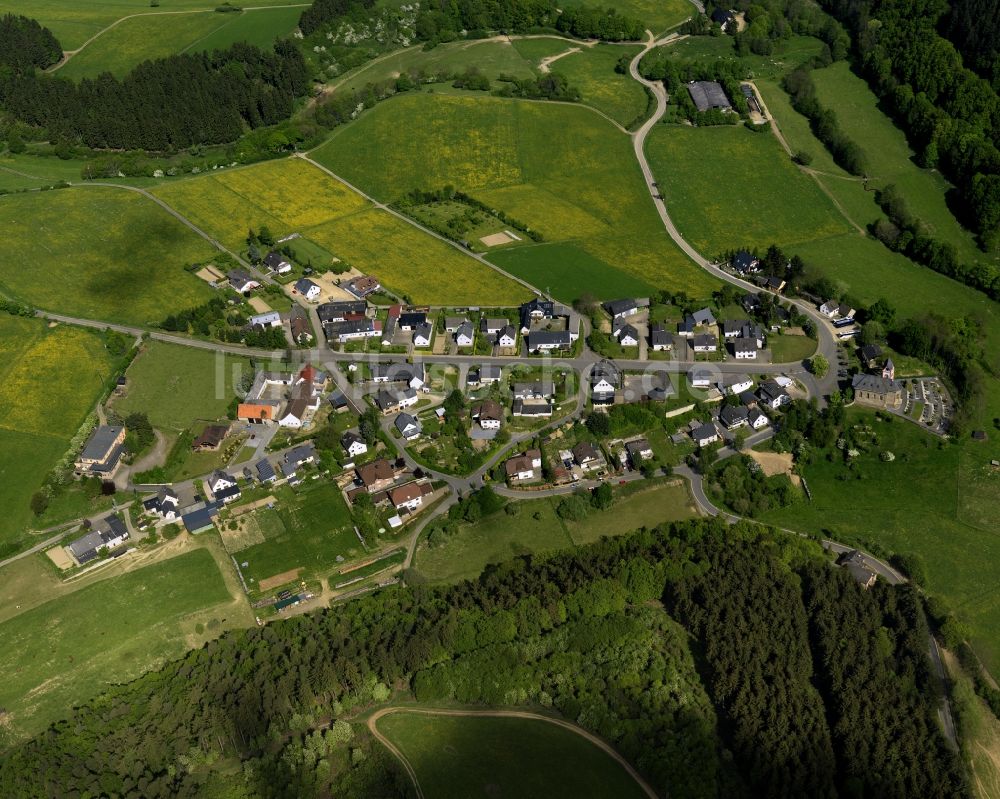 Luftbild Kaltenborn - Ortsansicht der Ortsgemeinde Kaltenborn im Bundesland Rheinland-Pfalz