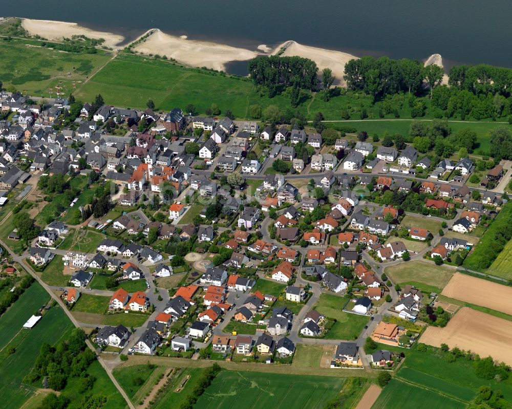 Kaltenengers von oben - Ortsansicht der Ortsgemeinde Kaltenengers im Bundesland Rheinland-Pfalz