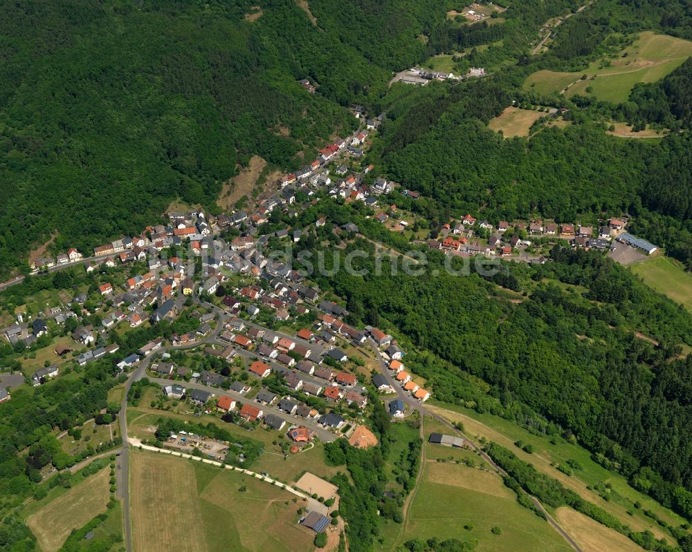 Kirchenbollenbach von oben - Ortsansicht der Ortsgemeinde Kirchenbollenbach im Bundesland Rheinland-Pfalz