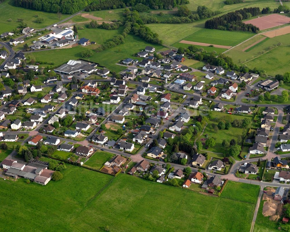 Luftbild Kölbingen - Ortsansicht der Ortsgemeinde Kölbingen im Bundesland Rheinland-Pfalz