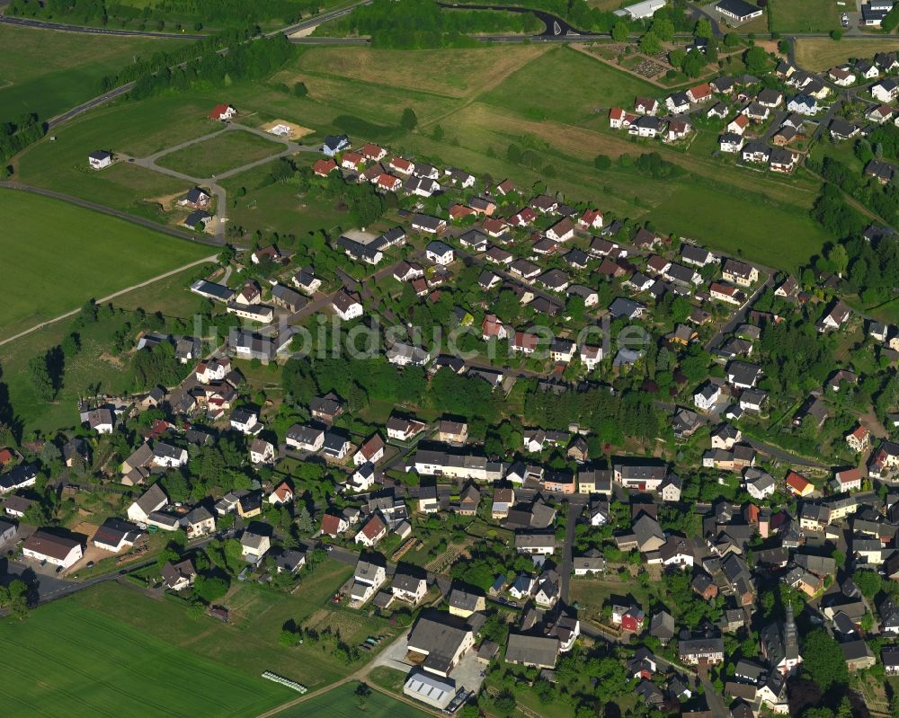 Luftaufnahme Klingelbach - Ortsansicht der Ortsgemeinde Klingelbach im Bundesland Rheinland-Pfalz