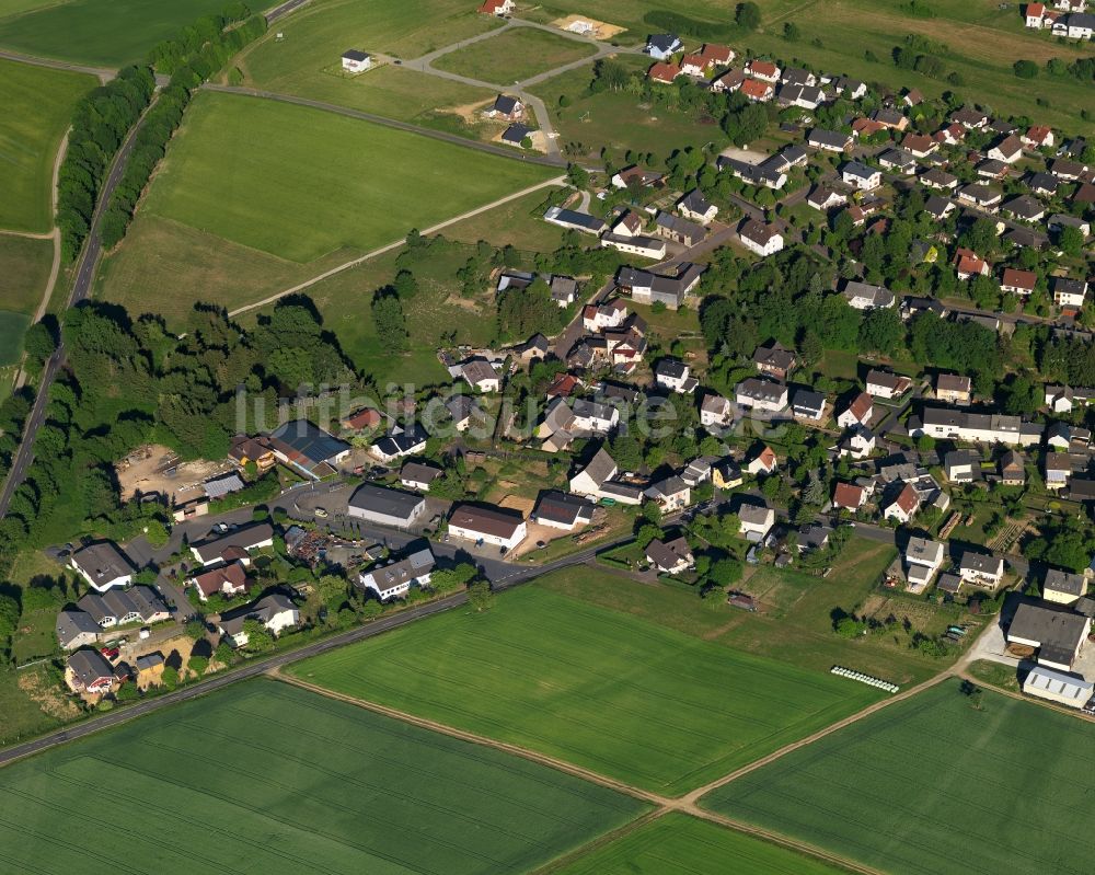 Klingelbach aus der Vogelperspektive: Ortsansicht der Ortsgemeinde Klingelbach im Bundesland Rheinland-Pfalz