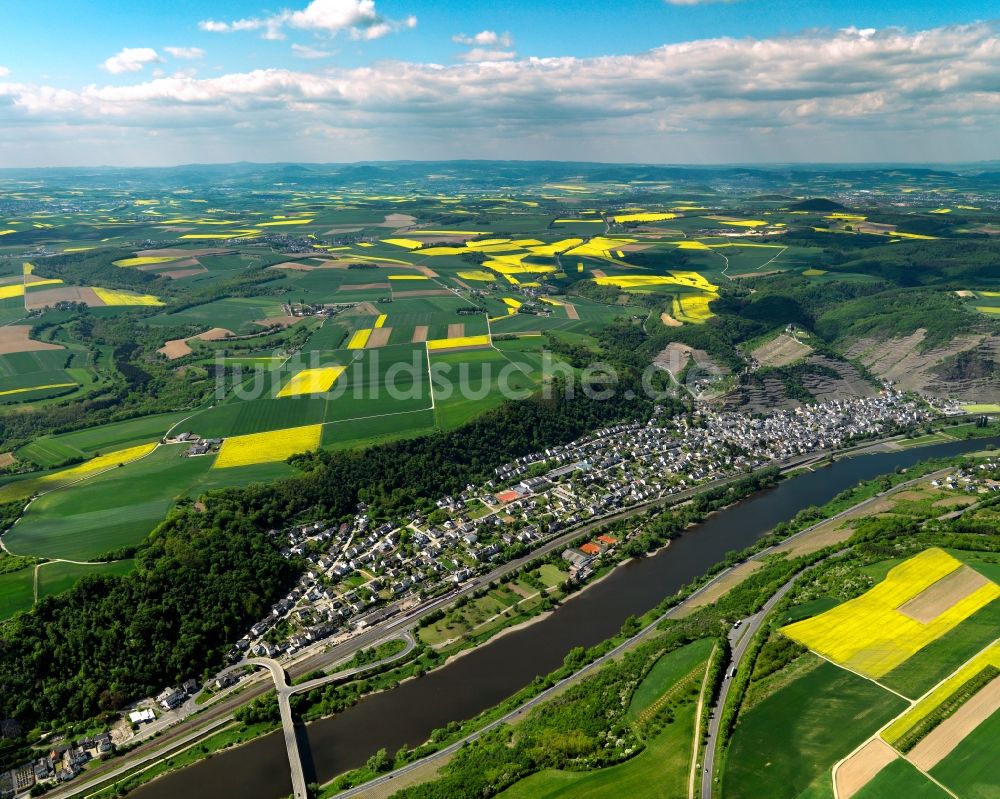 Luftbild Kobern-Gondorf - Ortsansicht der Ortsgemeinde Kobern-Gondorf im Bundesland Rheinland-Pfalz