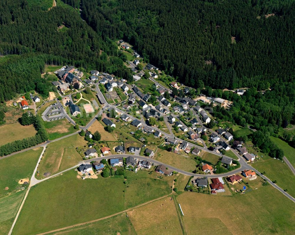 Luftbild Langweiler - Ortsansicht der Ortsgemeinde Langweiler im Bundesland Rheinland-Pfalz