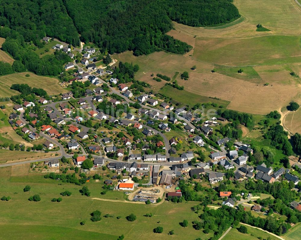 Luftbild Leisel - Ortsansicht der Ortsgemeinde Leisel im Bundesland Rheinland-Pfalz