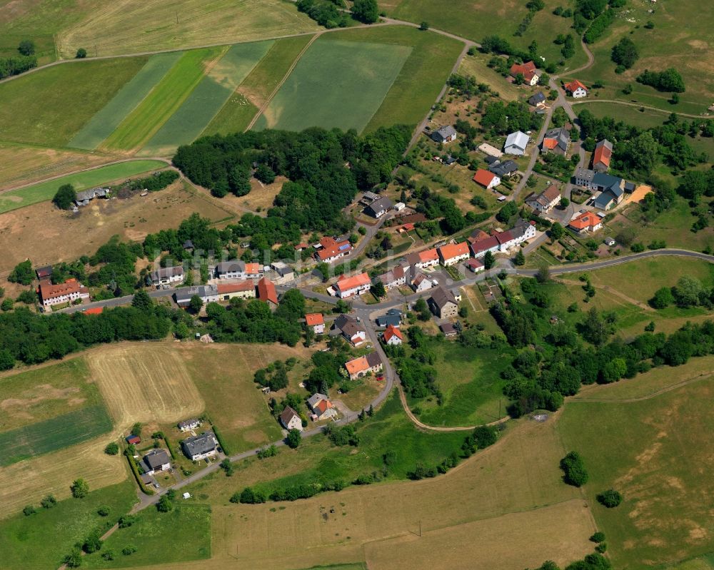 Leitzweiler von oben - Ortsansicht der Ortsgemeinde Leitzweiler im Bundesland Rheinland-Pfalz