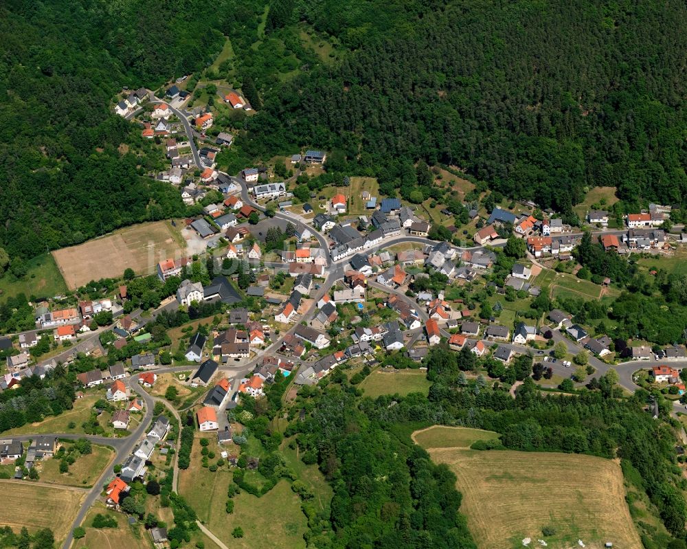 Luftaufnahme Mittelbollenbach - Ortsansicht der Ortsgemeinde Mittelbollenbach im Bundesland Rheinland-Pfalz