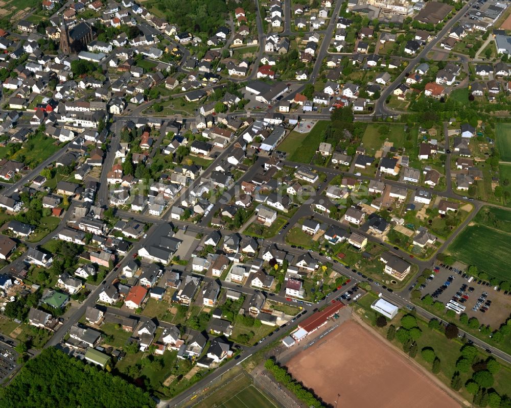 Nentershausen von oben - Ortsansicht der Ortsgemeinde Nentershausen im Bundesland Rheinland-Pfalz