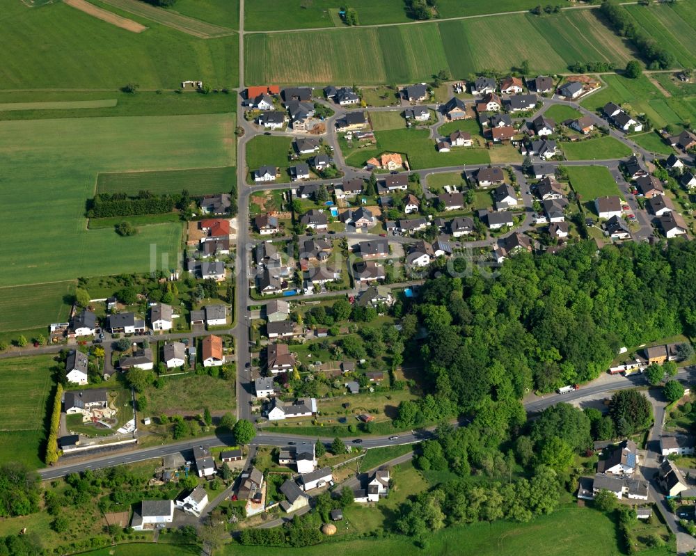 Niederahr von oben - Ortsansicht der Ortsgemeinde Niederahr im Bundesland Rheinland-Pfalz