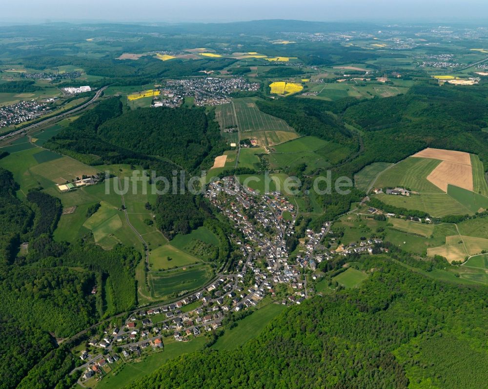 Luftbild Niedererbach - Ortsansicht der Ortsgemeinde Niedererbach im Bundesland Rheinland-Pfalz