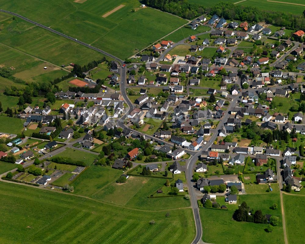 Luftbild Niederroßbach - Ortsansicht der Ortsgemeinde Niederroßbach im Bundesland Rheinland-Pfalz