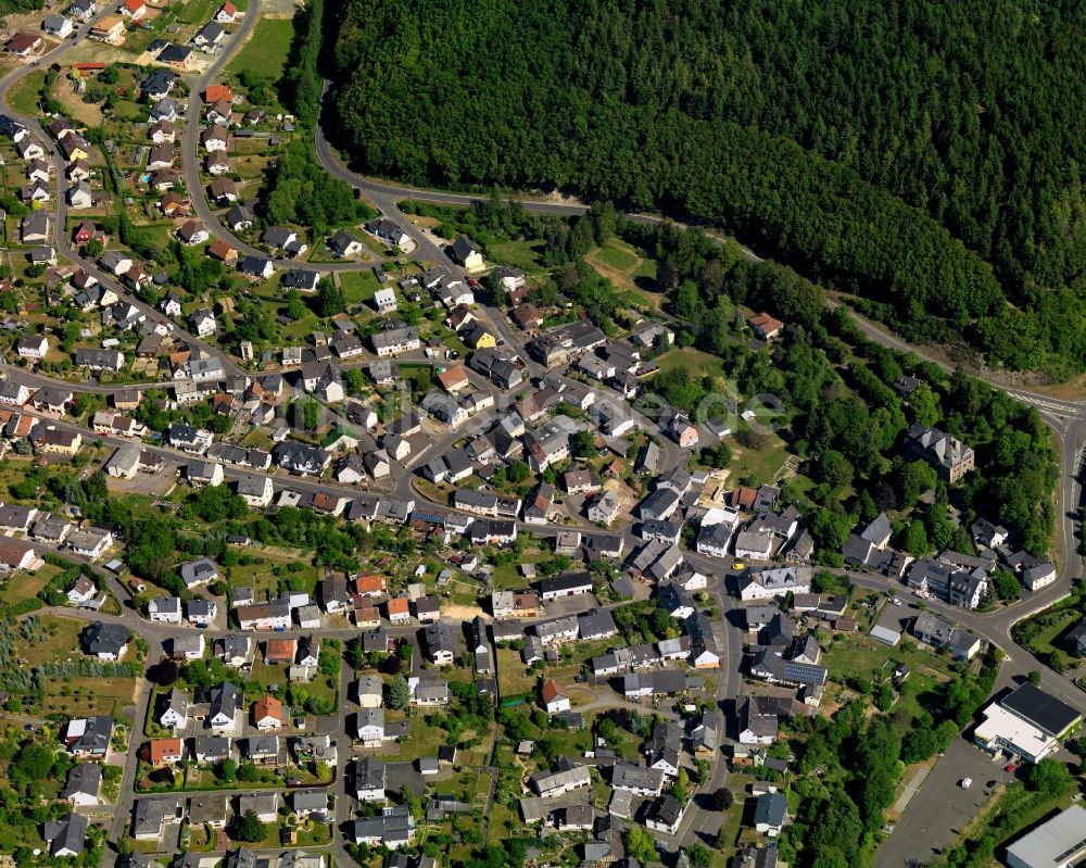 Luftbild Niederwörresbach - Ortsansicht der Ortsgemeinde Niederwörresbach im Bundesland Rheinland-Pfalz