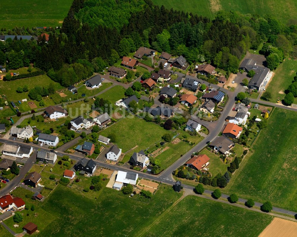 Luftbild Nisterau - Ortsansicht der Ortsgemeinde Nisterau im Bundesland Rheinland-Pfalz