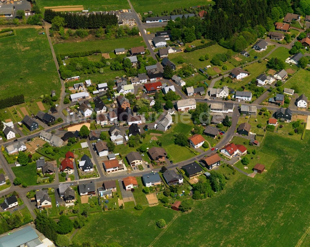 Luftaufnahme Nisterau - Ortsansicht der Ortsgemeinde Nisterau im Bundesland Rheinland-Pfalz