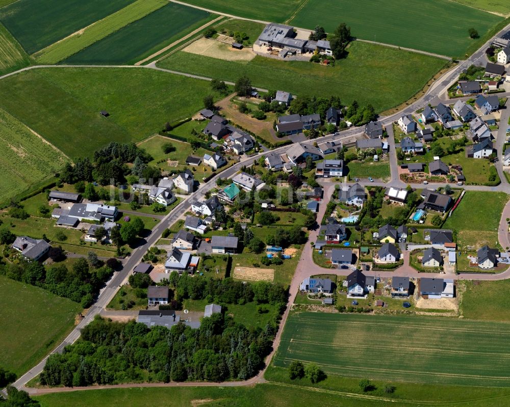 Norath von oben - Ortsansicht der Ortsgemeinde Norath im Bundesland Rheinland-Pfalz