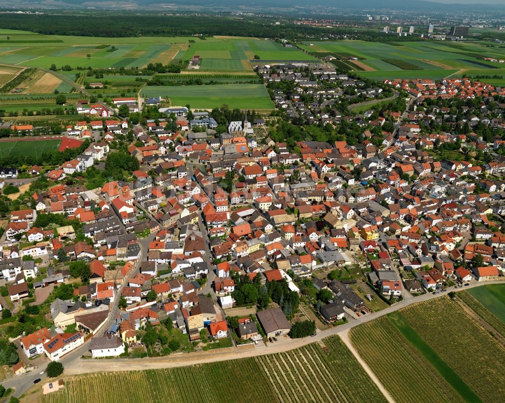 Luftbild Ober-Olm - Ortsansicht der Ortsgemeinde Ober-Olm im Bundesland Rheinland-Pfalz