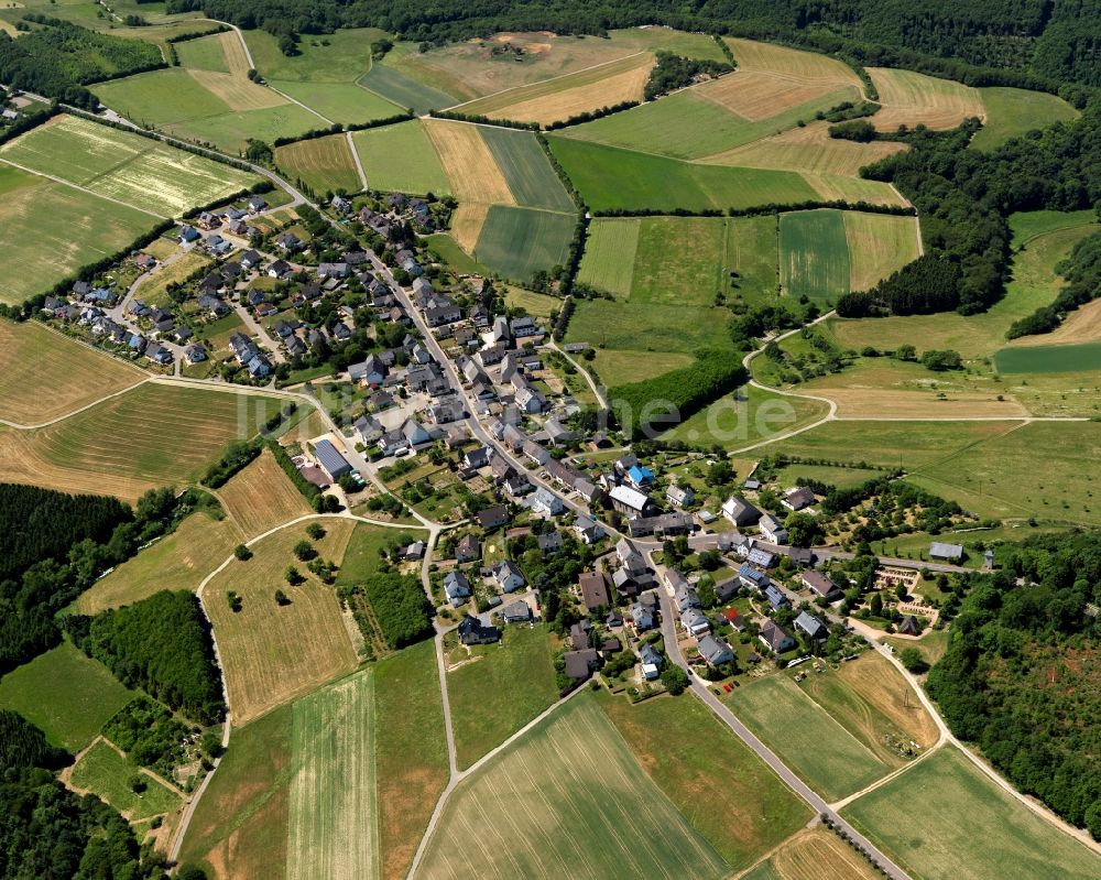 Luftbild Perscheid - Ortsansicht der Ortsgemeinde Perscheid im Bundesland Rheinland-Pfalz