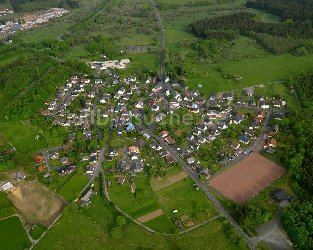 Luftaufnahme Rotenhain - Ortsansicht der Ortsgemeinde Rotenhain im Bundesland Rheinland-Pfalz