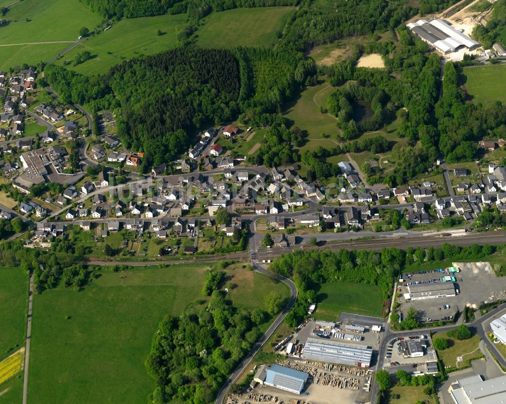 Ruppach-Goldhausen von oben - Ortsansicht der Ortsgemeinde Ruppach-Goldhausen im Bundesland Rheinland-Pfalz