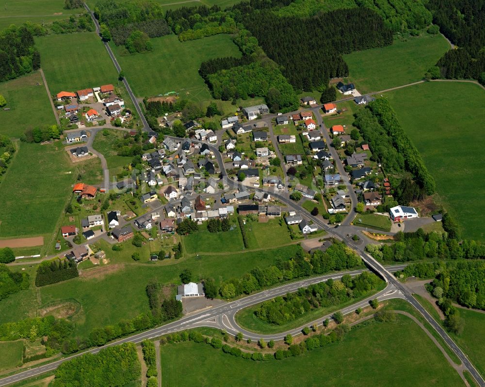 Salzburg aus der Vogelperspektive: Ortsansicht der Ortsgemeinde Salzburg (Westerwald) im Bundesland Rheinland-Pfalz