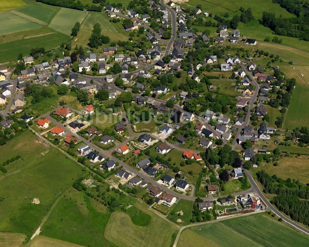 Schauren aus der Vogelperspektive: Ortsansicht der Ortsgemeinde Schauren im Bundesland Rheinland-Pfalz