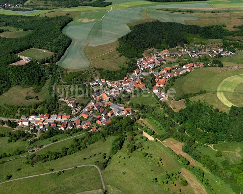 Schmittweiler von oben - Ortsansicht der Ortsgemeinde Schmittweiler im Bundesland Rheinland-Pfalz