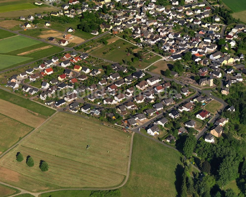 Schönborn aus der Vogelperspektive: Ortsansicht der Ortsgemeinde Schönborn im Bundesland Rheinland-Pfalz