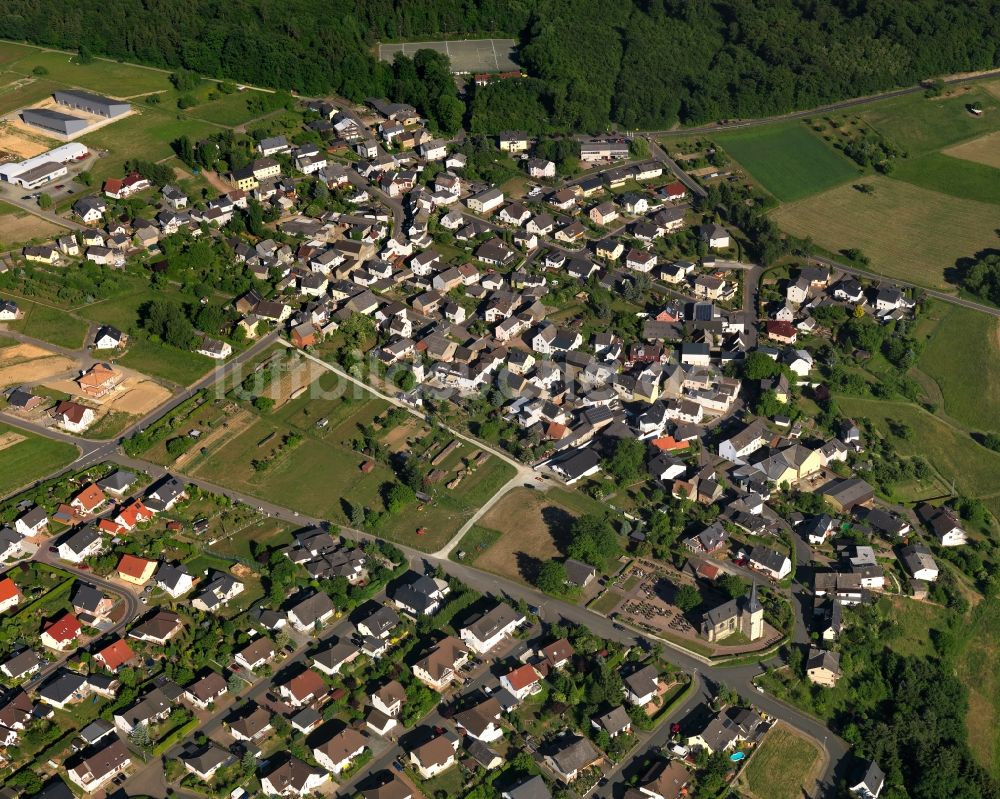 Luftbild Schönborn - Ortsansicht der Ortsgemeinde Schönborn im Bundesland Rheinland-Pfalz