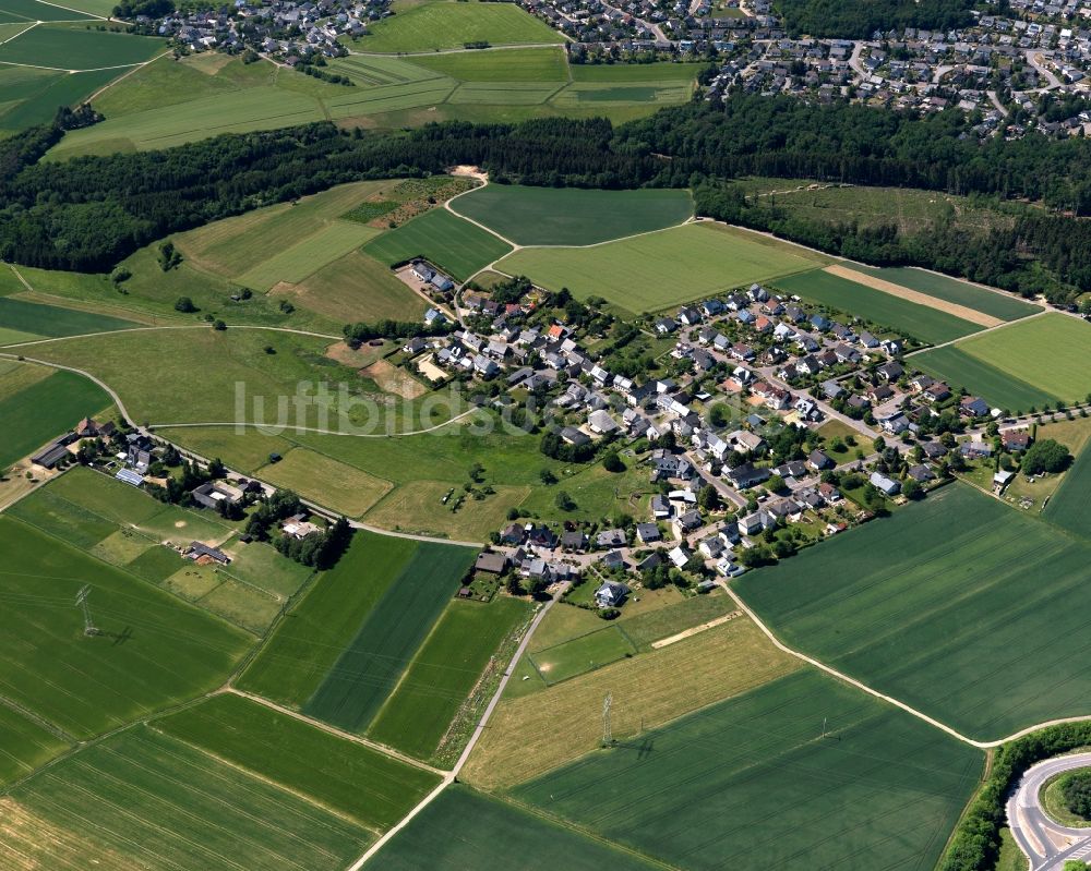 Luftbild Schwall - Ortsansicht der Ortsgemeinde Schwall im Bundesland Rheinland-Pfalz