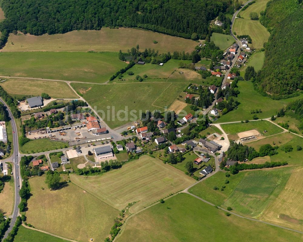 Sien von oben - Ortsansicht der Ortsgemeinde Sien im Bundesland Rheinland-Pfalz