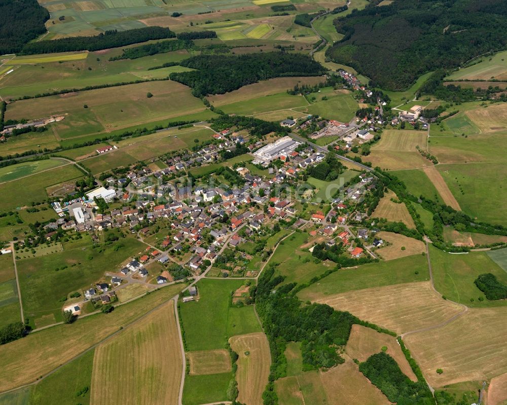 Luftbild Sien - Ortsansicht der Ortsgemeinde Sien im Bundesland Rheinland-Pfalz