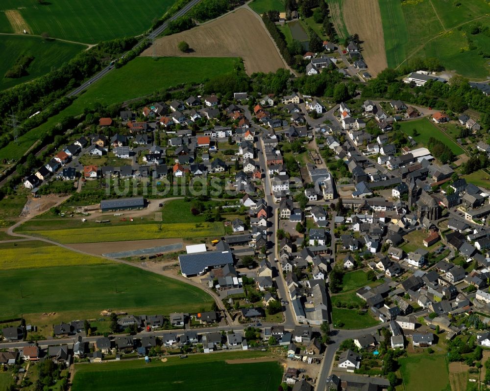 Luftaufnahme Thür - Ortsansicht der Ortsgemeinde Thür im Bundesland Rheinland-Pfalz