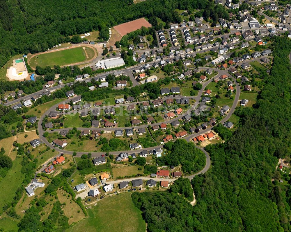 Luftbild Tiefenstein - Ortsansicht der Ortsgemeinde Tiefenstein im Bundesland Rheinland-Pfalz