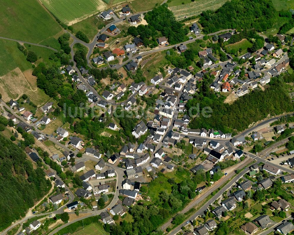 Luftaufnahme Urmersbach - Ortsansicht der Ortsgemeinde Urmersbach im Bundesland Rheinland-Pfalz